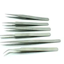 6 шт. Пинцет из нержавеющей стали алмазная живопись Вышивка ювелирные изделия инструменты