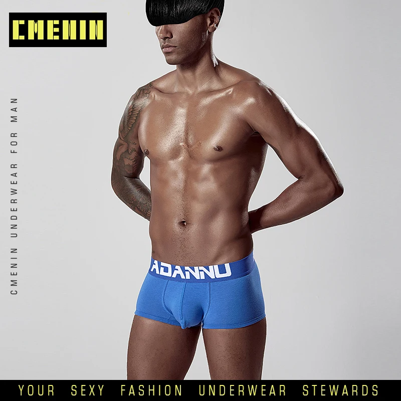 CMENIN Men Underwear Boxer Men's Boxers Male Panties Boxers Breathable Underpants Solid Shorts Cueca Comfortable Homme AD125