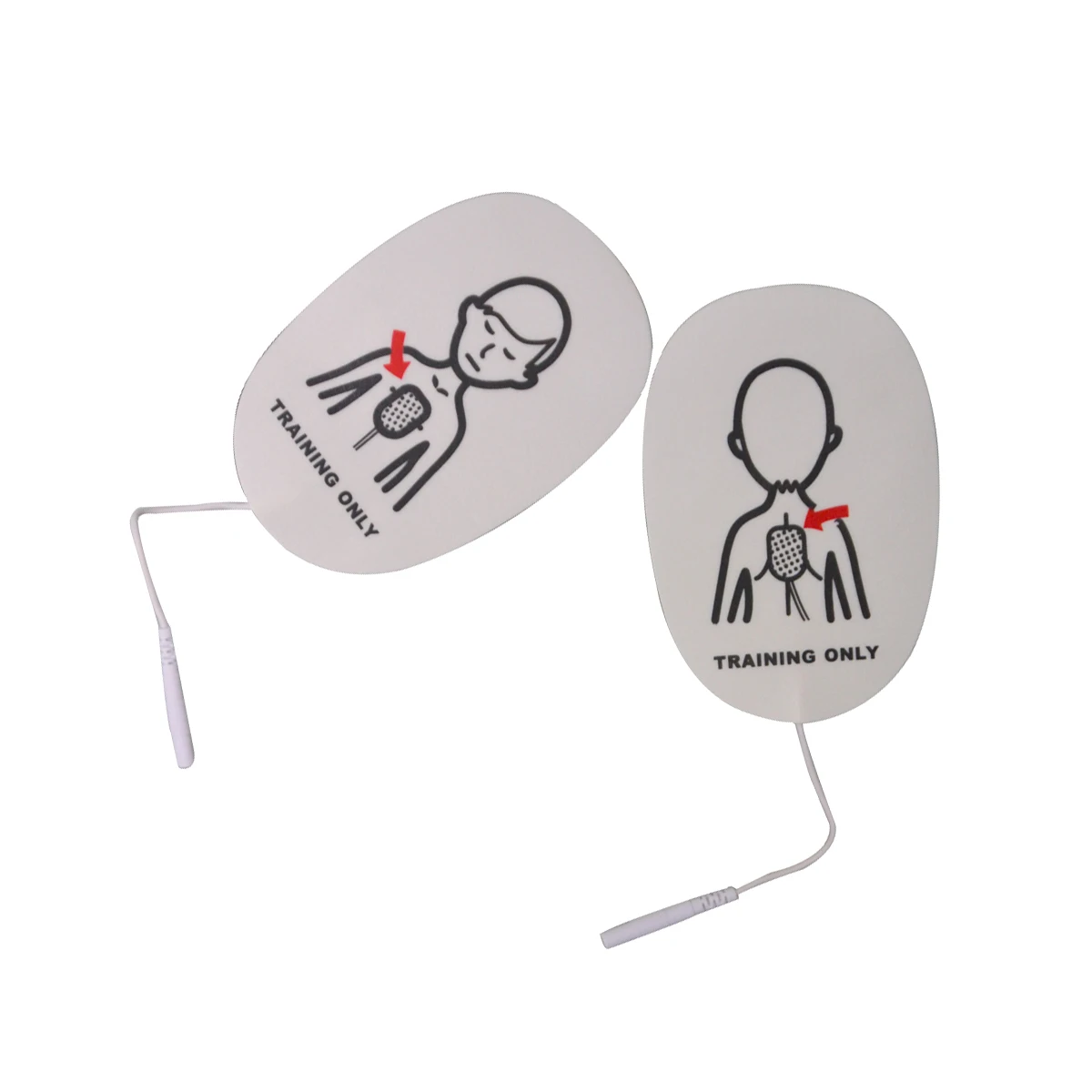 1 пара детей AED обучение дефибрилляционный электрод проводящий патч AED обучение самоклеющийся аварийный спасательный комплект