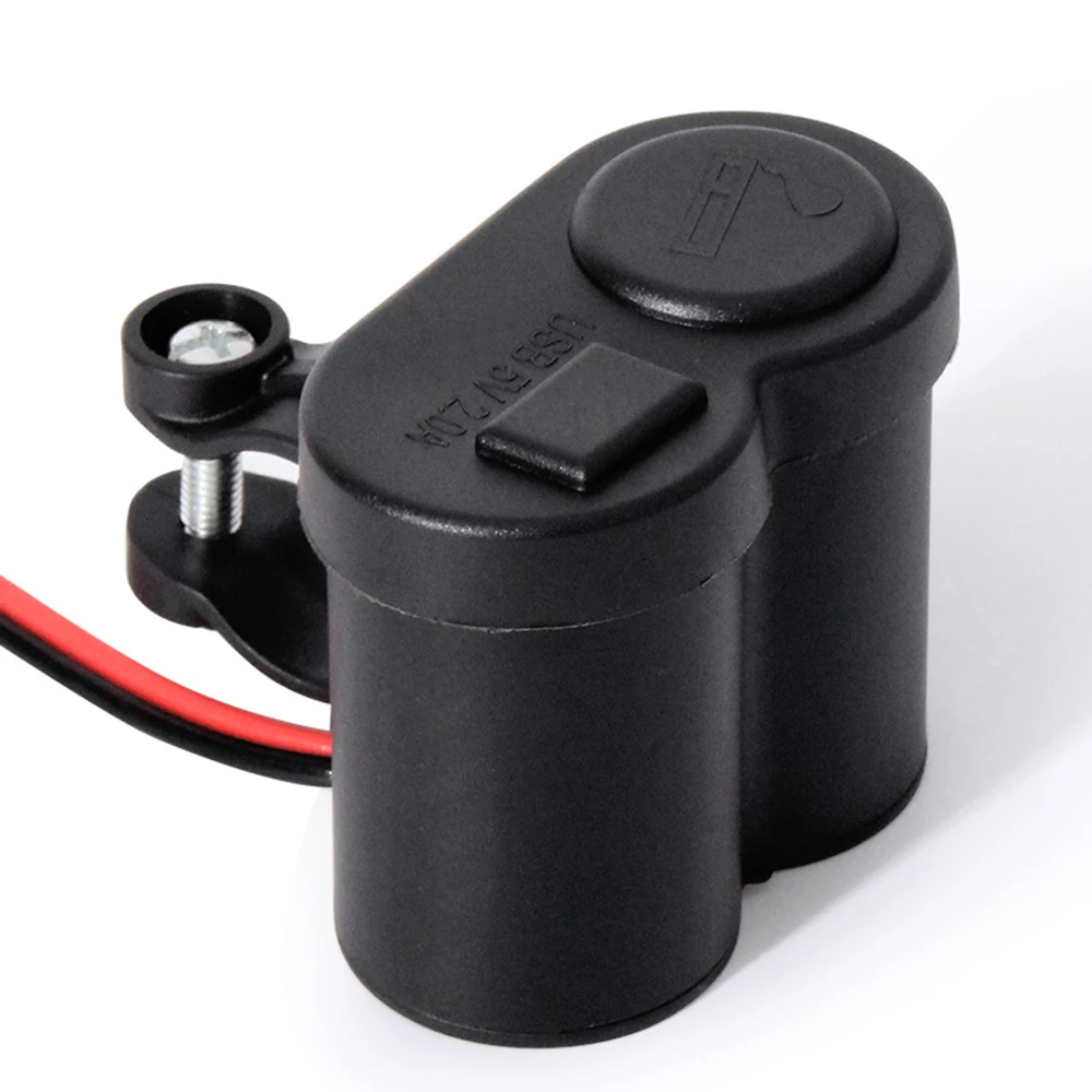 12/24V мотоциклов Зарядное устройство Автомобильный адаптер USB Зарядное устройство Авто Мото прикуриватель для мобильного gps