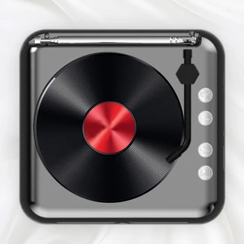 

Turntable Record Player Portable Vinyl Record Player with Built-in Speakers Classic Vinyl Player Turntable with Speakers BV789