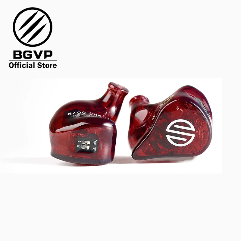 BGVP HIFI наушники ArtMagic DH3 2 сбалансированные арматуры 1 Динамический драйвер настраиваемые в ухо Мониторы MMCX интерфейс