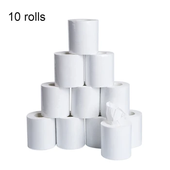 

10 Rolls Toilet Paper Toilet Roll Tissue Roll Pack Of 10 4ply Paper Towels Tissue Household Toilet Paper Toilet Tissue Paper