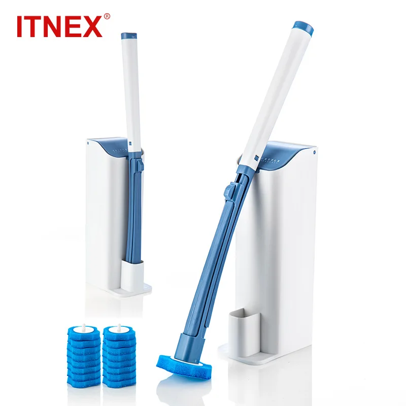 

ITNEX Toilet Brush Without Dead Angle Cleaning Toilet Brush Disposable Household Long Handle Cleaner Tool Bathroom Accessories