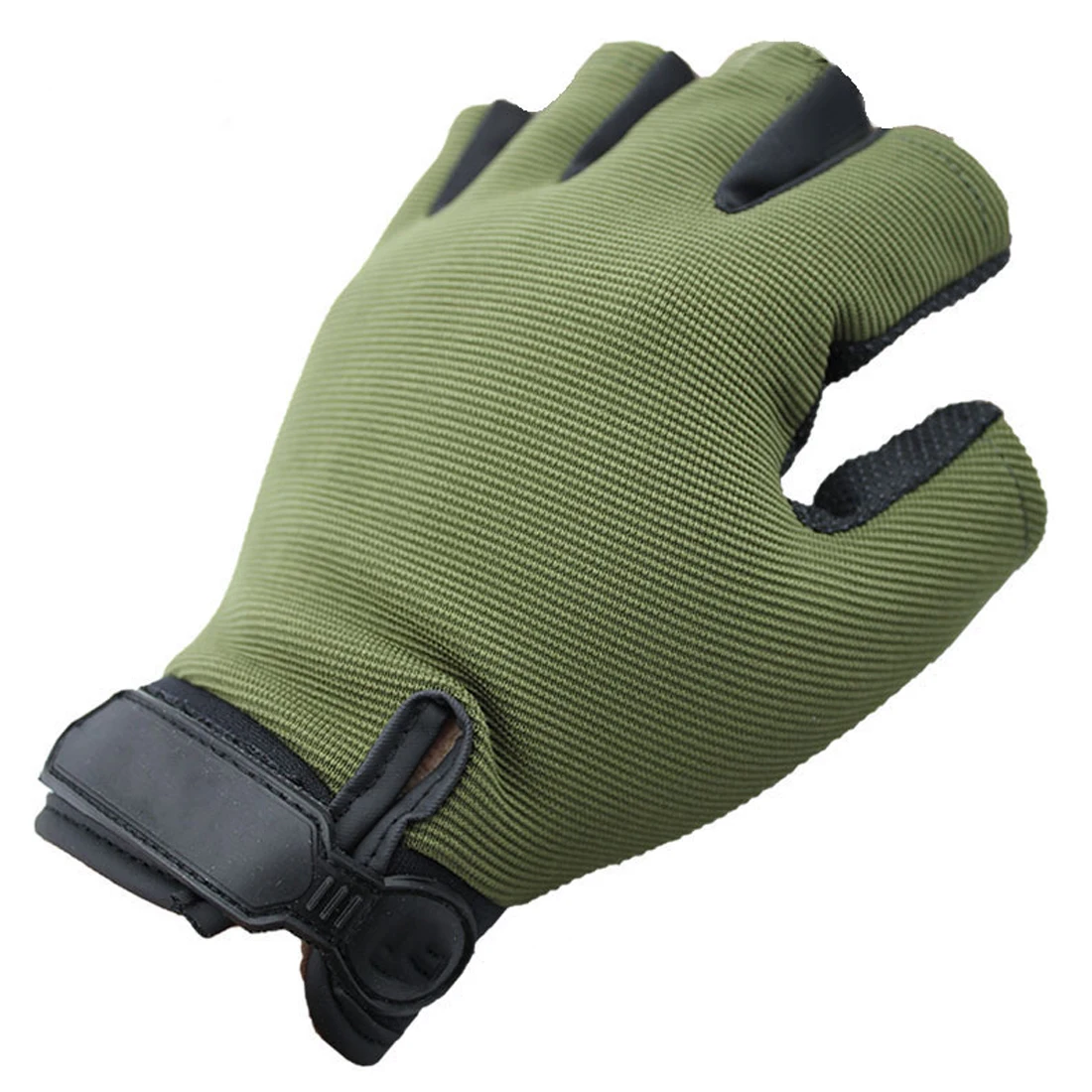 1 пара рыболовных полупальцевых перчаток короткие нейлоновые дышащие перчатки