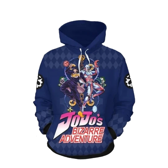 JOJO костюм для косплея, Необычные приключения Джоджо, 3D принт, толстовки с капюшоном, мужские толстовки, пальто, толстовки, пуловер, уличная одежда