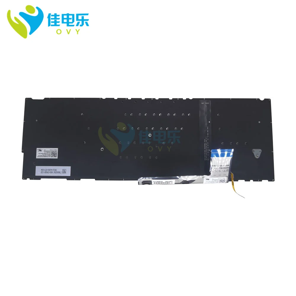 Teclado Iluminado para Notebook Iluminação Latina para Asus Zenbook 15 Ux533 Ux533f Ux533fd Ux533fn Ux533maqula Espanha - Imagem 5