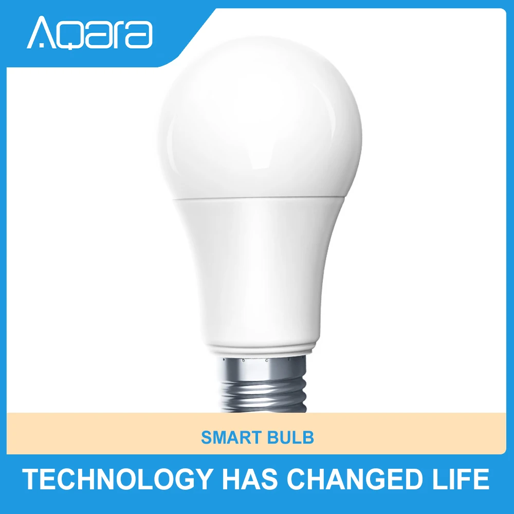 

Aqara Smart bulb Smart tunable White Color LED lamp Light Work Home Kit and for Xiaomi Home App 9W E27 2700K-6500K 806lum