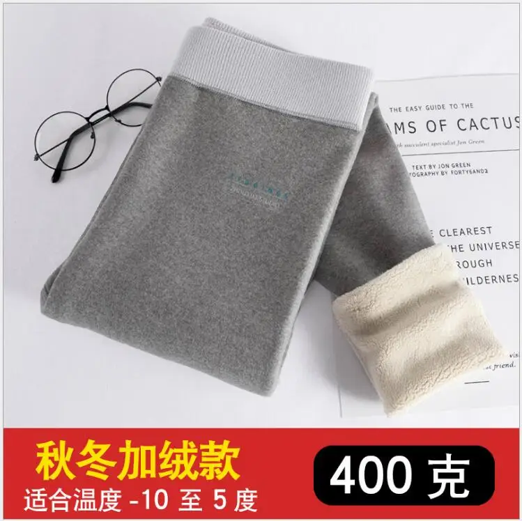 grey P velvet Зимние женские леггинсы из плотного бархата, теплые леггинсы для фитнеса размера плюс 2XL, флисовые леггинсы с высокой эластичностью, Женский Топ Q945 - Цвет: grey P velvet