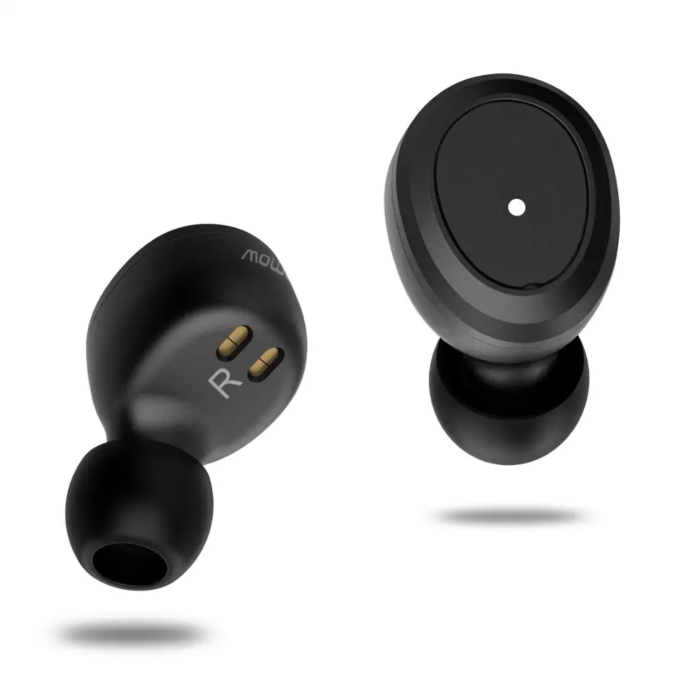BingoFit мужские Bluetooth наушники Fone De Ouvido беспроводные наушники высокого качества стерео для IOS Andriod спортивная Гарнитура микрофон TWS - Цвет: black