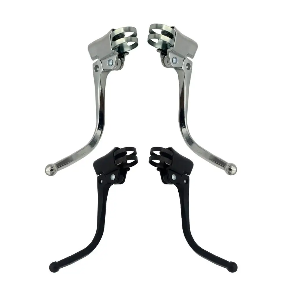 

Road Bicycle Fixed Gear Retro Multi-angle Brake Levers Aluminum alloy Guidonnet Leverage Steel Tube Brake Lever Shofar Handbrake