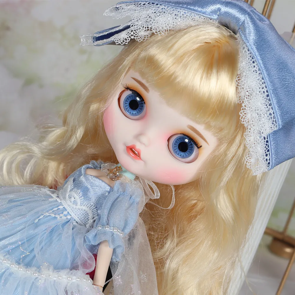 ICY Blyth Doll Pouting and Smilling Mouth Carved lips Matte face Joint body 1/6 bjd,licca,jerryberry,pullip