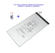 Ciszean 1x4500mAh Batteria di Ricambio Per Sony Xperia Tablet Z3 Compatto LIS1569ERPC SGP611 SGP612 SGP621 batterie + Strumenti