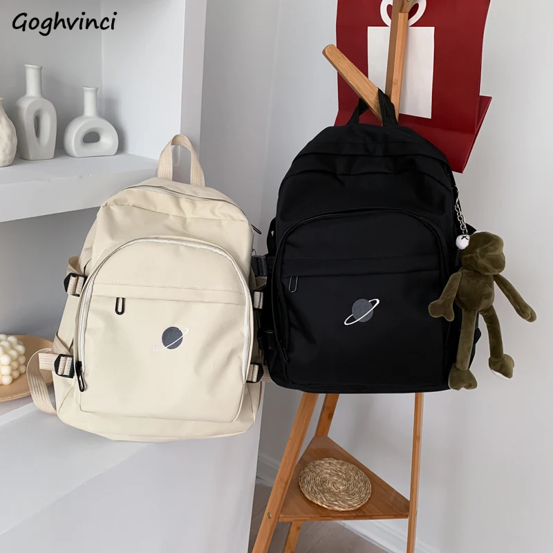 Mochilas Oxford de gran capacidad para mujer, bolsos de viaje para estudiantes, impermeables, Ulzzang, a la moda, combina con todo, Harajuku