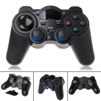 

2.4G Wireless Game Controller Joystick Gamepad With Micro USB OTG Converter Adapter For An-droid TV Box For PC PS3