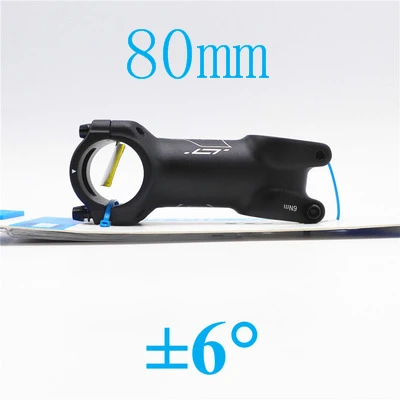 Shimano PRO LT дорожный Велосипедный спорт сплав вынос руля велосипеда 6/17/35 градусов 1-1/8 ''31,8 мм 60/70/80/90/100/110/120 мм стволовых - Цвет: 6 degree 80mm