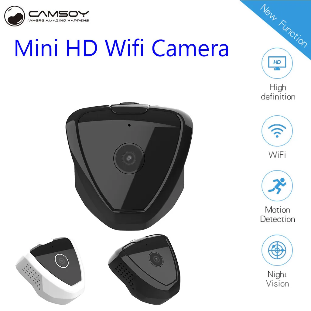 Camsoy S1 WiFi Mini Camera 1080P HD IP P2P mini camera 1080P HD Night Version Remote Home Security Cam Micro Cam Small Cameras