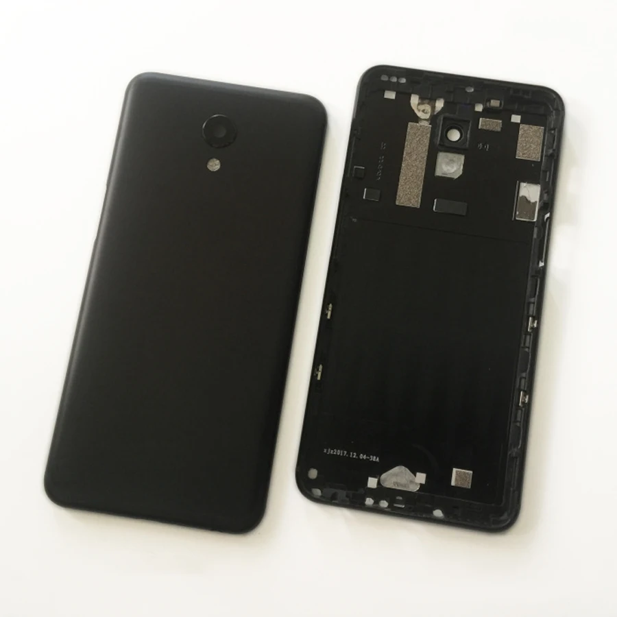Черный Для 5," для Meizu M6s Meilan S6 M6s S6 Mblu S6 задняя крышка корпуса батареи чехол Замена задней двери - Цвет: Черный