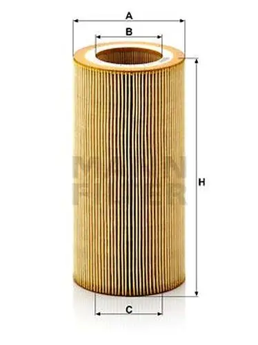 Фильтр масляный MANN-FILTER(DAF, SOLARIS BUS) MANN-FILTER HU129