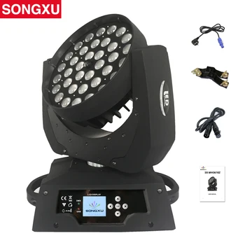 

SONGXU 36x10W 4in1 LED Zoom Moving Head Light ZOOM/Circle LED Washer Light for Disco Nightclub Party Light/SX-MH3610Z