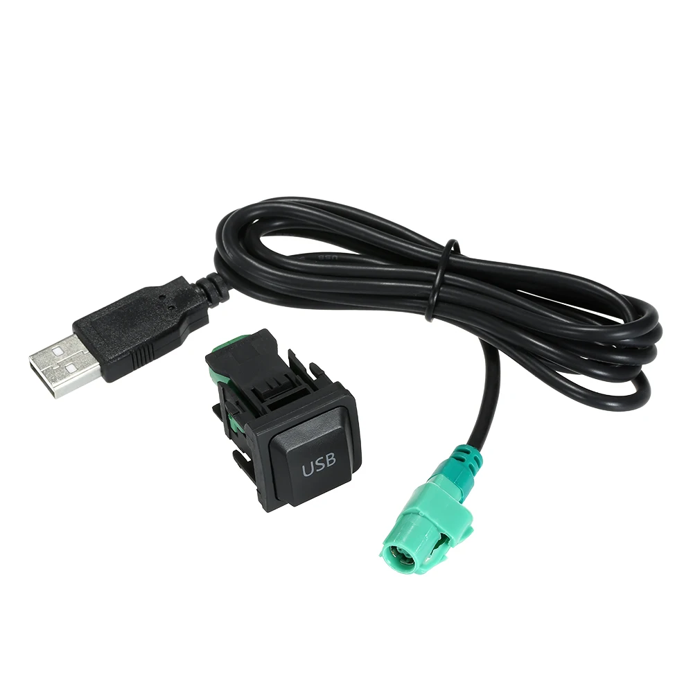 

USB Audio Cable Adapter CD Player Radio Wire Cable for VW Golf Passat POLO GTI Tiguan for Audi for Skoda