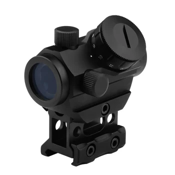 online 1x25mm Tactical Red Dot Scope Impermeável, à Prova De Choque, Anti-risco âmbar Lente 3-4 Moa Compacto Para Rifle Sniper Arma Caça