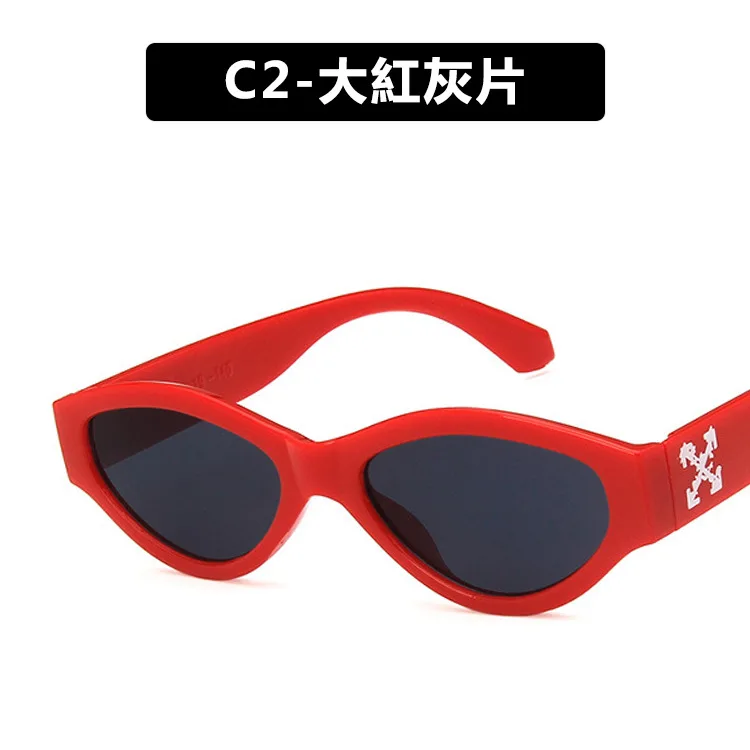 Новые модные милые сексуальные женские солнцезащитные очки кошачий глаз, женские и мужские винтажные брендовые черные солнцезащитные очки для женщин Oculos De Sol Femme - Цвет линз: red