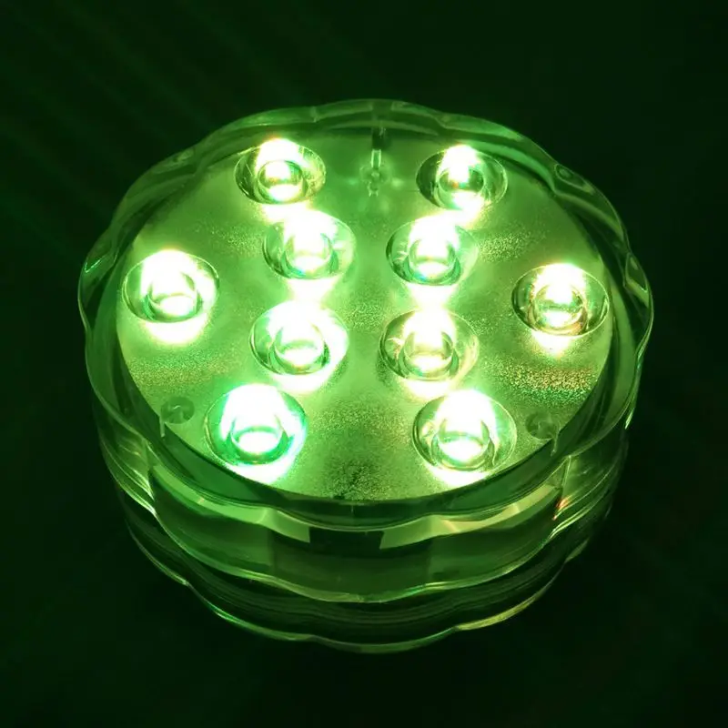 

RGB Colors Hookah Submersible LED Lights With Infrared Remote Control Vase Lamps Waterproof Lights For Festive Party Decoration