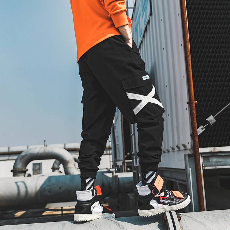 April MOMO Cross Joggers брюки мужские s хип хоп походные Мужские штаны карманы спортивные брюки комбинезоны одежда плюс размер