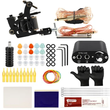 

Professional Tattoo Kit Machine Gun Coil Tattoo Machine Guns Set Tattoo Power Supply Complete Tattoo Kits Tattoo Accessories