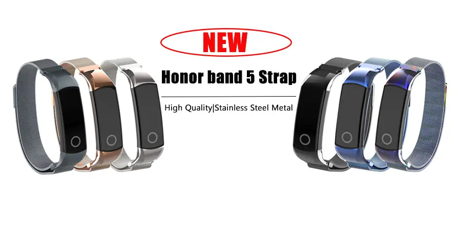 Oximeter huawei Honor Band 5 Смарт-браслет NFC волшебный цветной сенсорный экран плавающий ход Обнаружение сердечного ритма сна