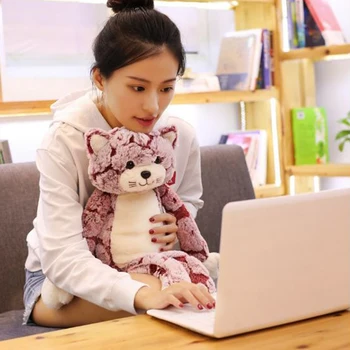 

50cm Kawaii Cats Plush Toys Stuffed Animals Cute Fluffy Cat Dolls Soft Kids Toys Children Birthday Present Xmas Gifts