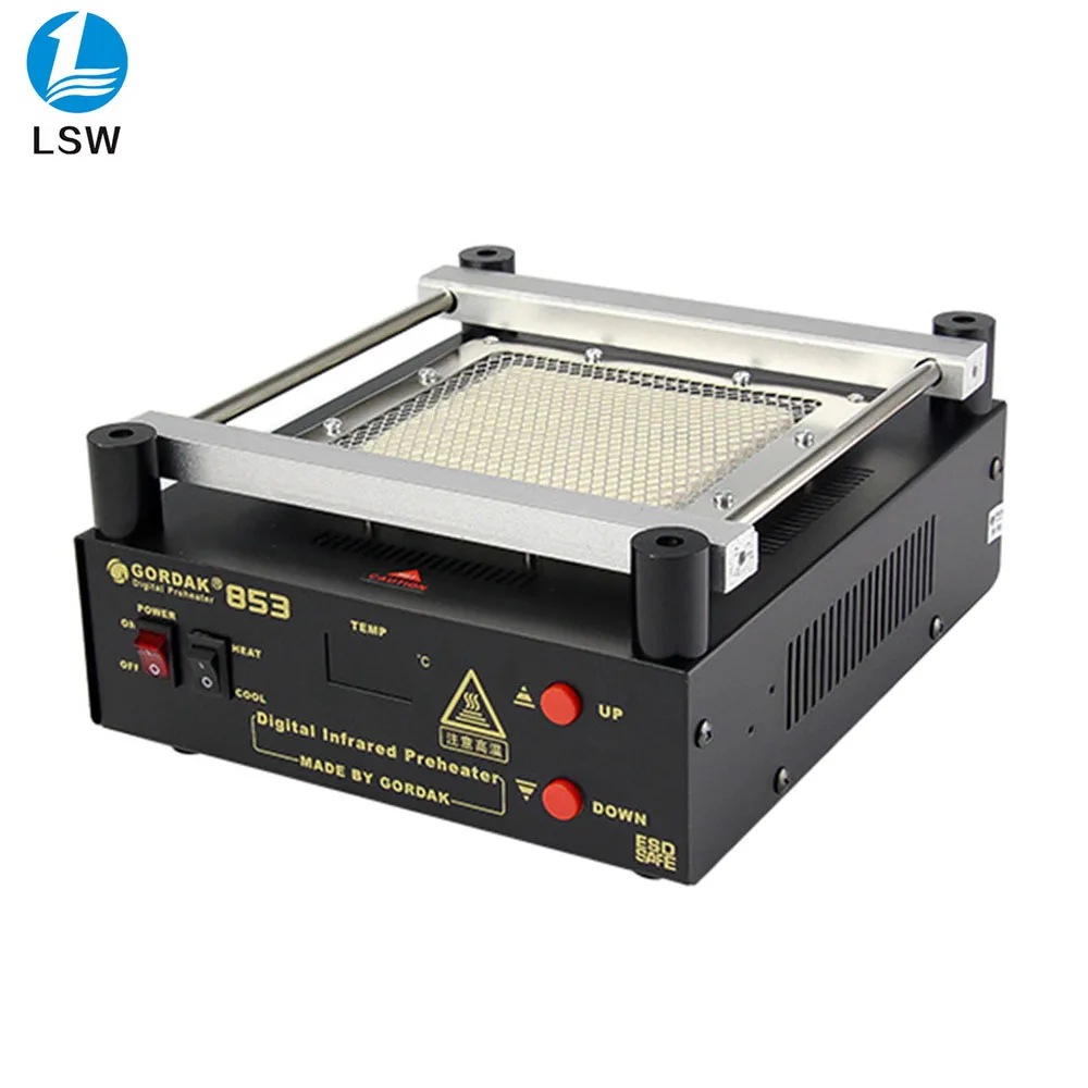 

GORDAK 853 High Power Preheating PCB and Desoldering BGA IR Prep Station ESD Rework Station