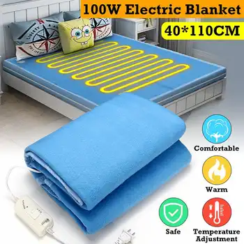 

Professional 140X110cm Winter Soft Electric Blanket Heater Single Body Warmer Heated Blanket Thermostat Electric Heating Blanket
