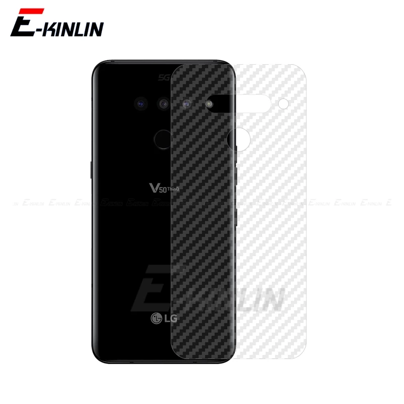 5pcs Soft Carbon Fiber Protective Back Film For LG G8 G7 G8X ThinQ G6 V50S V50 5G V40 V30 V30S Plus Screen Protector No Glass | Мобильные