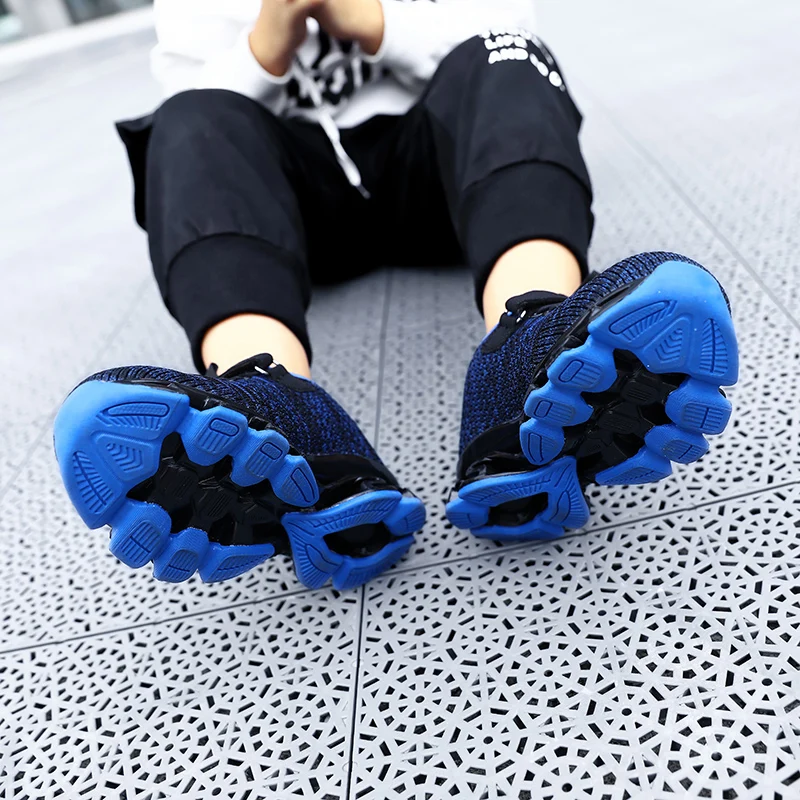 Meninos de Pouco Moda Respirável Crianças Tênis Peso Sapatos Antiderrapantes Calçados Cesta Enfant Garcon 28-39 2020 13 2020 moda respirável crianças tênis meninos de