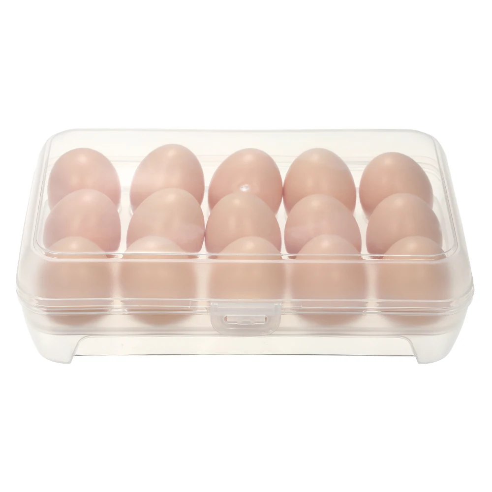 Case15-Egg для хранения прозрачный пластиковый поднос держатель кухонный холодильник яйцо органайзер для хранения контейнер с крышкой портативный, безопасный