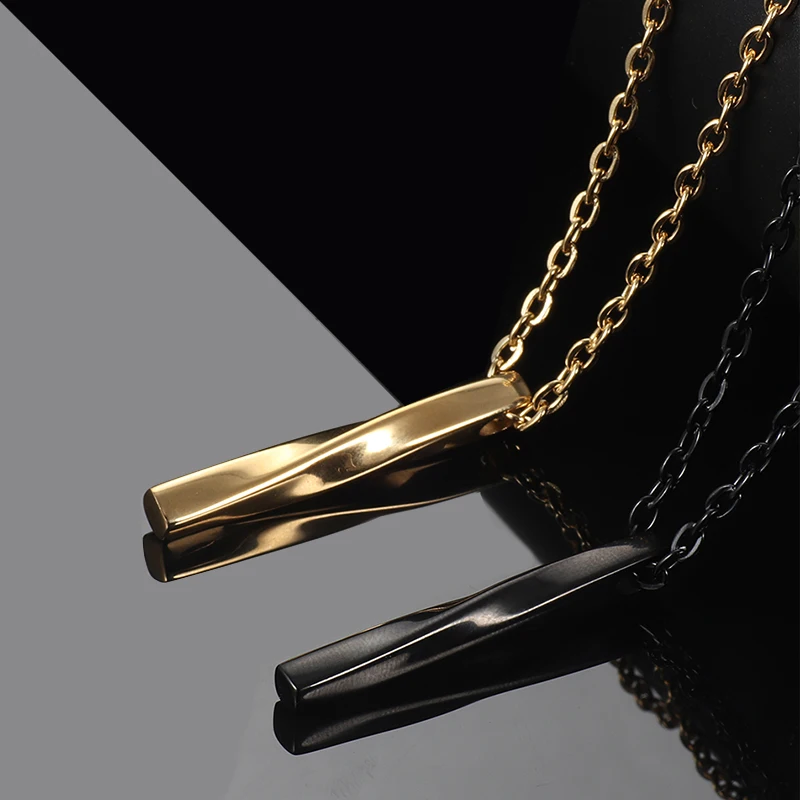 Collar De Distorsion De Acero Inoxidable Para Hombre Gargantilla Simple Y Elegante Para Parejas Cadena Con Cuello Collar De Assassins 2020 Collares Colgantes Aliexpress