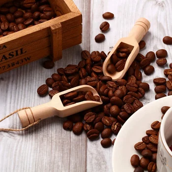 

25Pcs Wooden Handle Scoop Teaspoon Small Salt Shovel Milk Powder Scoops Condiment Coffee Tea Sugar Spoon kitchen Tools