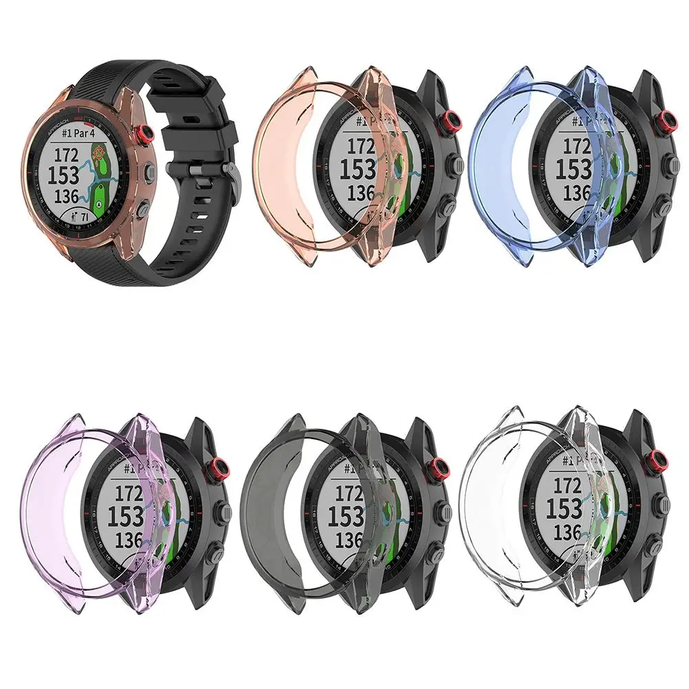 

TPU Smart Watch Case For Garmin Approach S62 Anti-fall Shockproof Frame Protective Cover Shell Smartwatch Accessories 48.8mm