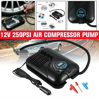 

NEW 250 PSI Digital Tire Inflator DC 12 Volt Car Portable Air Compressor Pump Car Air Compressor for Car Motorbike