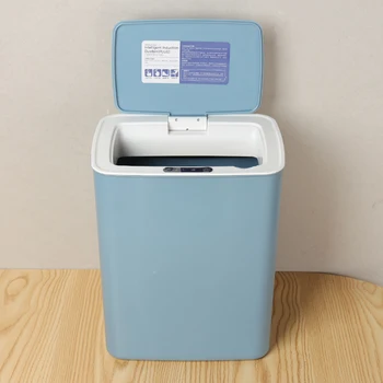 

Automatic Touchless Intelligent Induction Motion Sensor Trash Can for Kitchen Bedroom Office 14L Eco-friendly Garbage Waste Bin