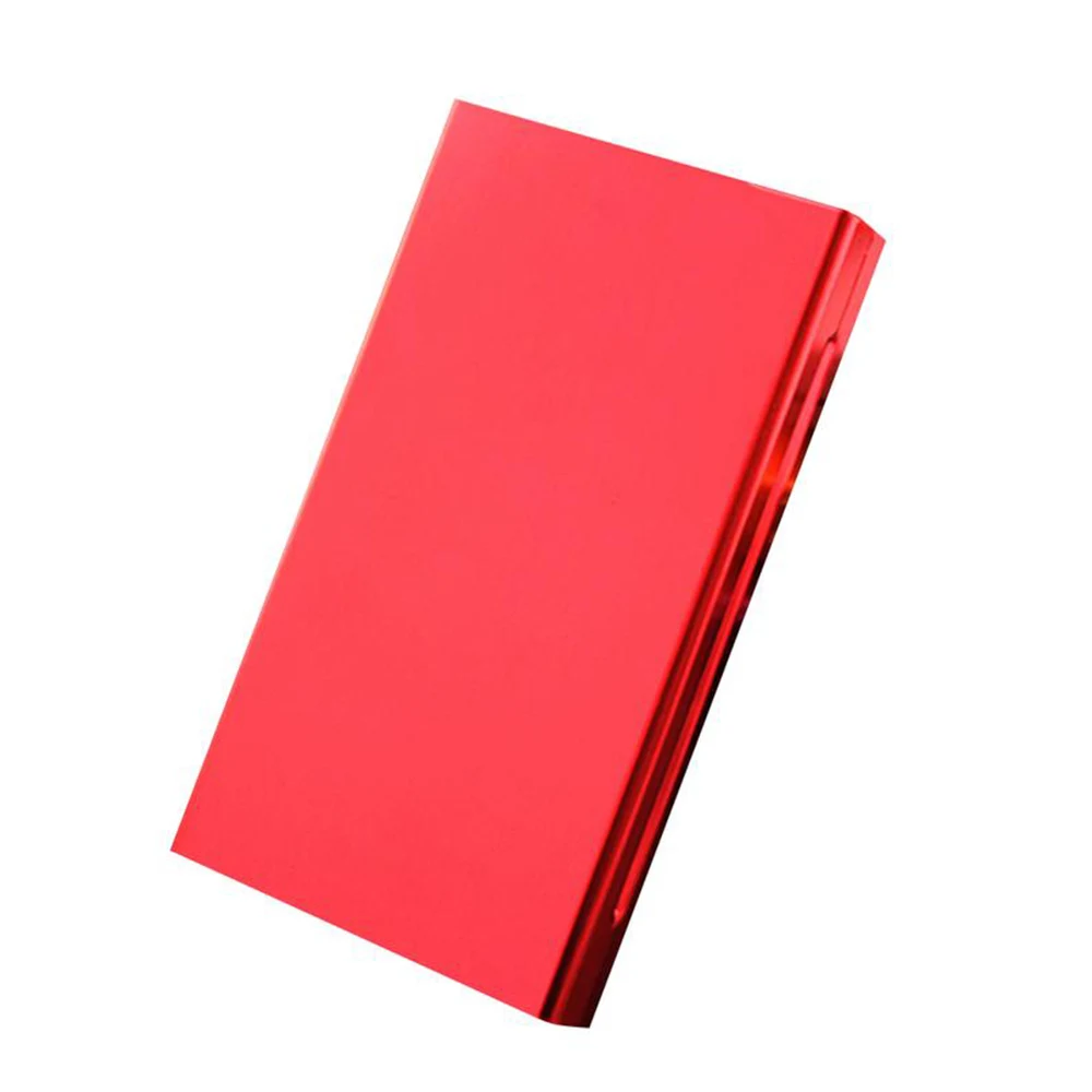 Женская коробка для сигарет тонкий алюминиевый сплав чехол для сигарет как держатель для табака Карманный ящик для хранения мини аксессуары для курения - Цвет: red