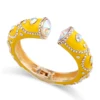 New Fashion Women Color Bracelet Cuff Bangle for Party Prom Wedding Gold Plated with AAA Rhinestone Enamel Statement Bracelets 5