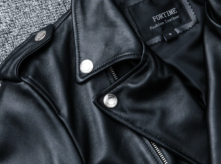 Мужская куртка из натуральной кожи осень зима брендовая винтажная большой размер пальто простой стиль мотоциклетная байкерская куртка для мужчин