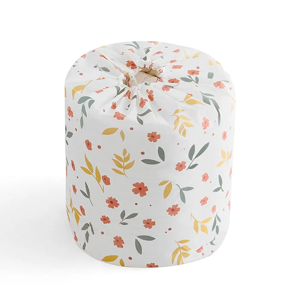 Floral/Geometry Printing Square/Barrel Storage Bag for Beddings Comforters Quilt Pillows Garments Washable Organizer Drop Ship
