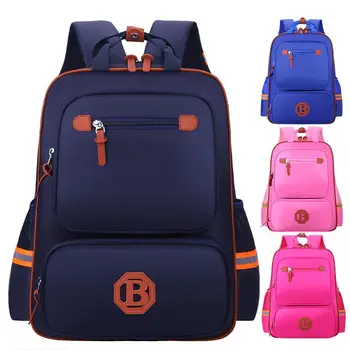 

British Wind primary school schoolbag load reduction breathable schoolbag for boys and girls shoulder bag training school