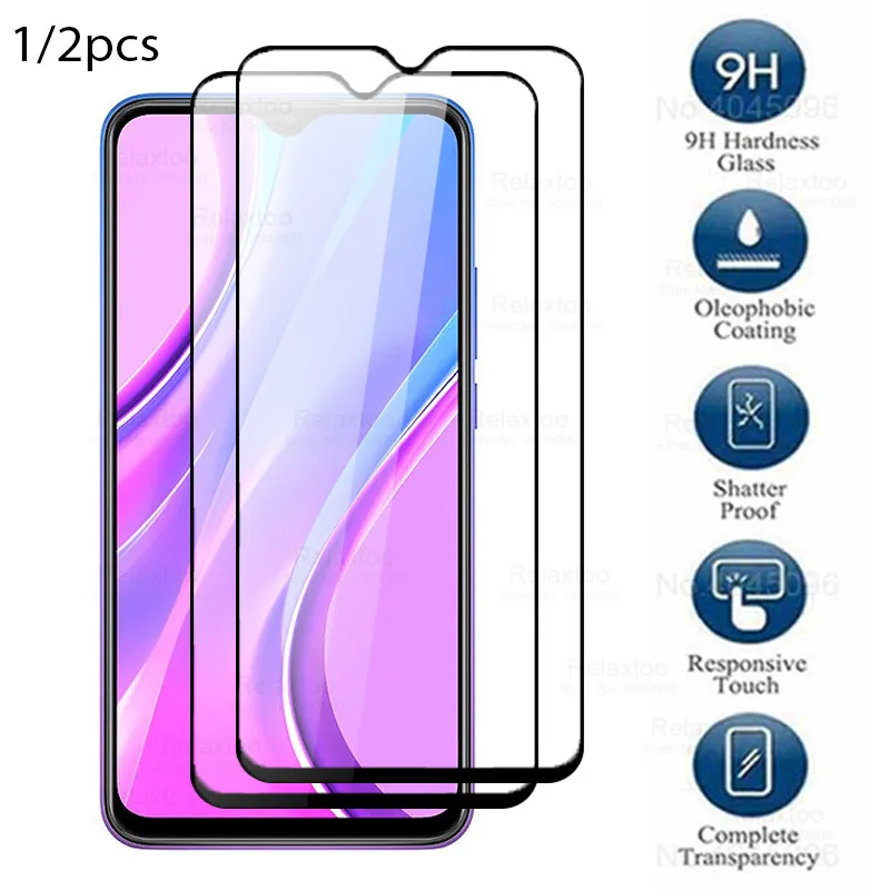 1/2 шт. Защитная пленка для Xiaomi Redmi 9 защитное стекло на Prime закаленное Xiomi red mi Redmi9
