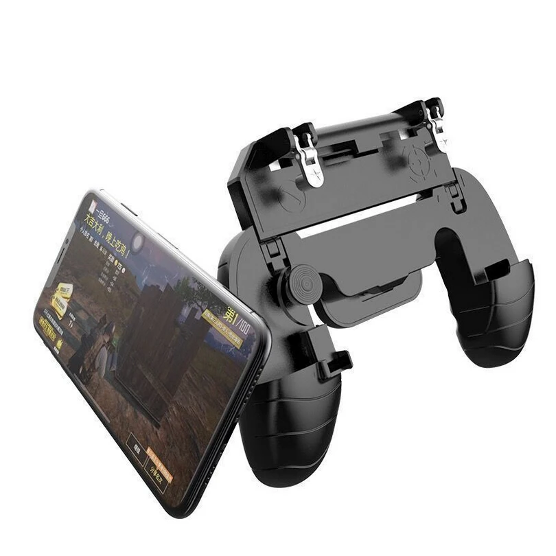 Все-в-одном мобильный игровой контроллер PUBG Кнопка пожарного ключа Джойстик Геймпад L1 R1 пубг триггер для Android iPhone аксессуары