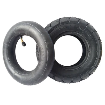 baratas Pneu De Scooter Elétrico & Tubo Interno, Pneu 200x50 Inflável Para Navalha E100, E150, E200, Núcleo De Energia E100, Buggy De Dunas, Epunk